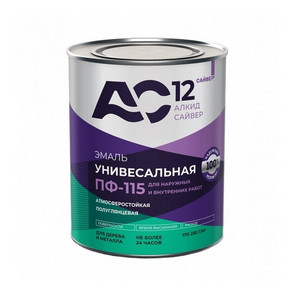 эмаль ПФ-115 бирюзовая АС12  1,8 кг