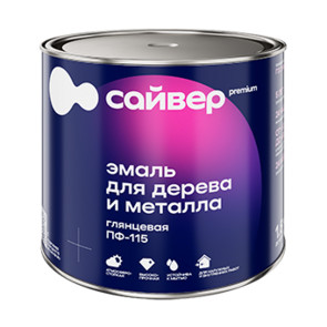 эмаль ПФ-115 васильковая Сайвер 1,8 кг