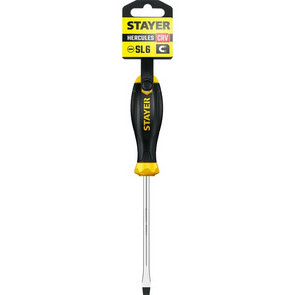 отвертка STAYER Hercules, - SL 6*100 мм