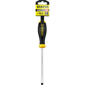 отвертка STAYER Hercules, - SL 6*150 мм