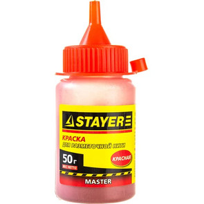 краска для малярных шнуров, красная 50гр. STAYER