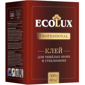 клей обойный ECOLUX professional Стеклообои 500 гр.