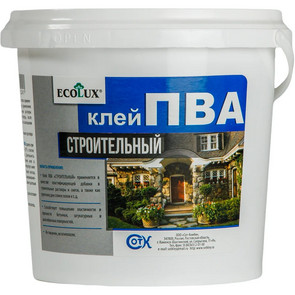 клей ПВА строительный ECOLUX 10 кг