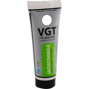 шпаклевка по дереву VGT экстра белая 0,4 кг