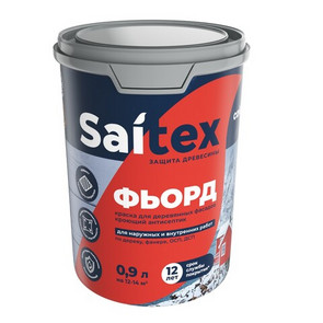 пропитка SAITEX ФЬОРД сливочный крем 0,9 л (Сайвер)