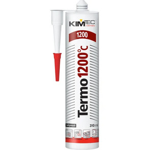 герметик унив.огнестойкий черный 1500С KIM TEC 280мл