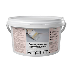 эмаль для пола START акриловая жел.-кор.  0,8кг