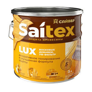 пропитка SAITEX LUX орех  3 л (Сайвер)