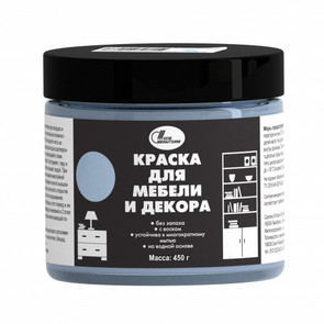 краска для мебели и декора Небесный 0.5 кг