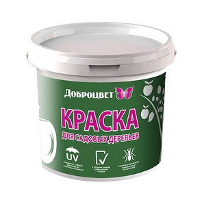 краска для садовых деревьев ДОБРОЦВЕТ 1,3 кг / 12